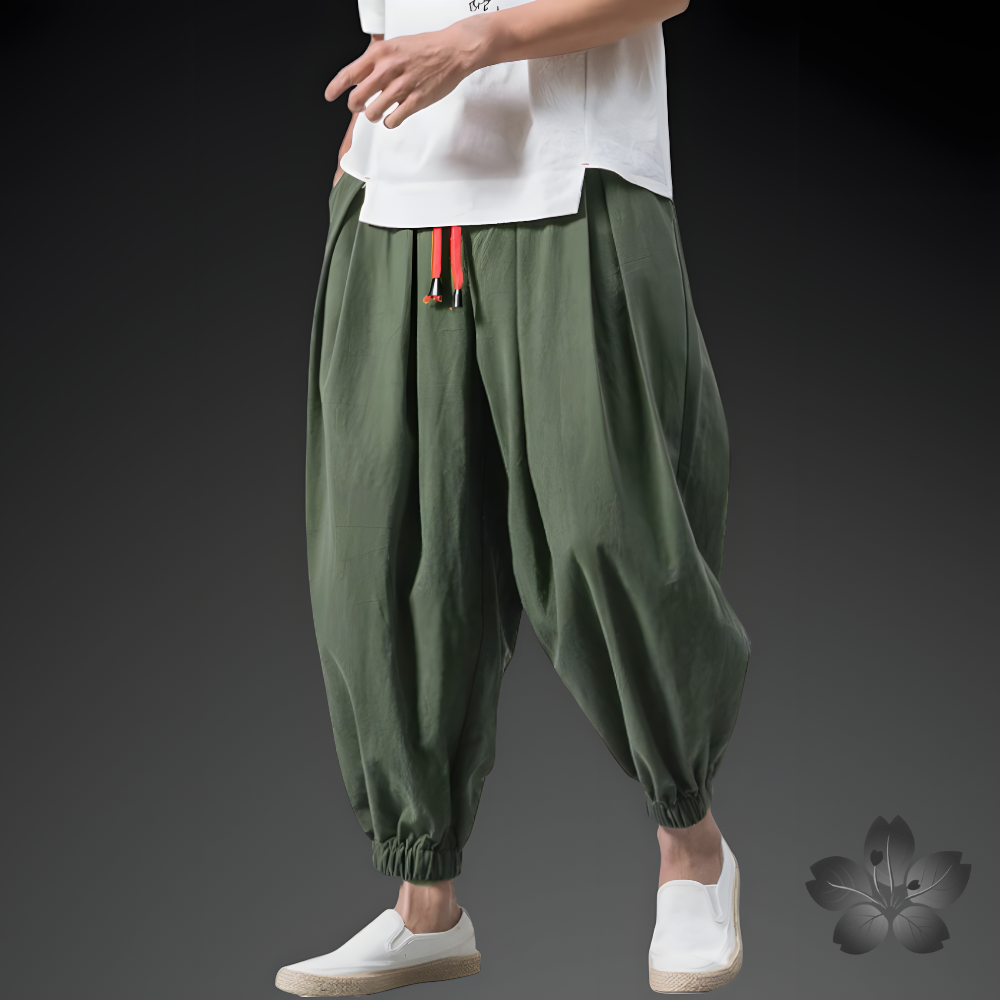 Green Baggy Pants