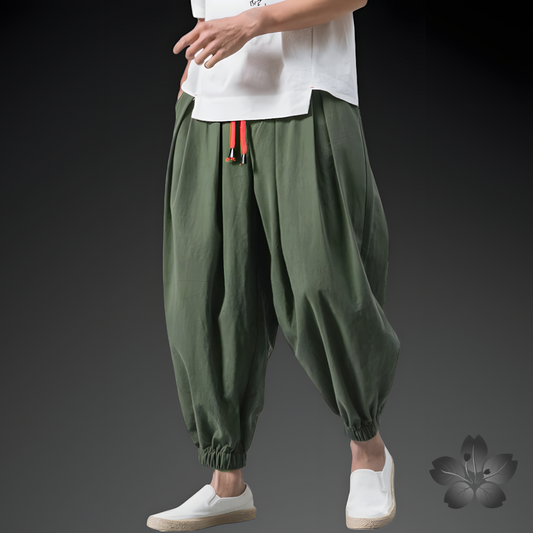 Green Baggy Pants