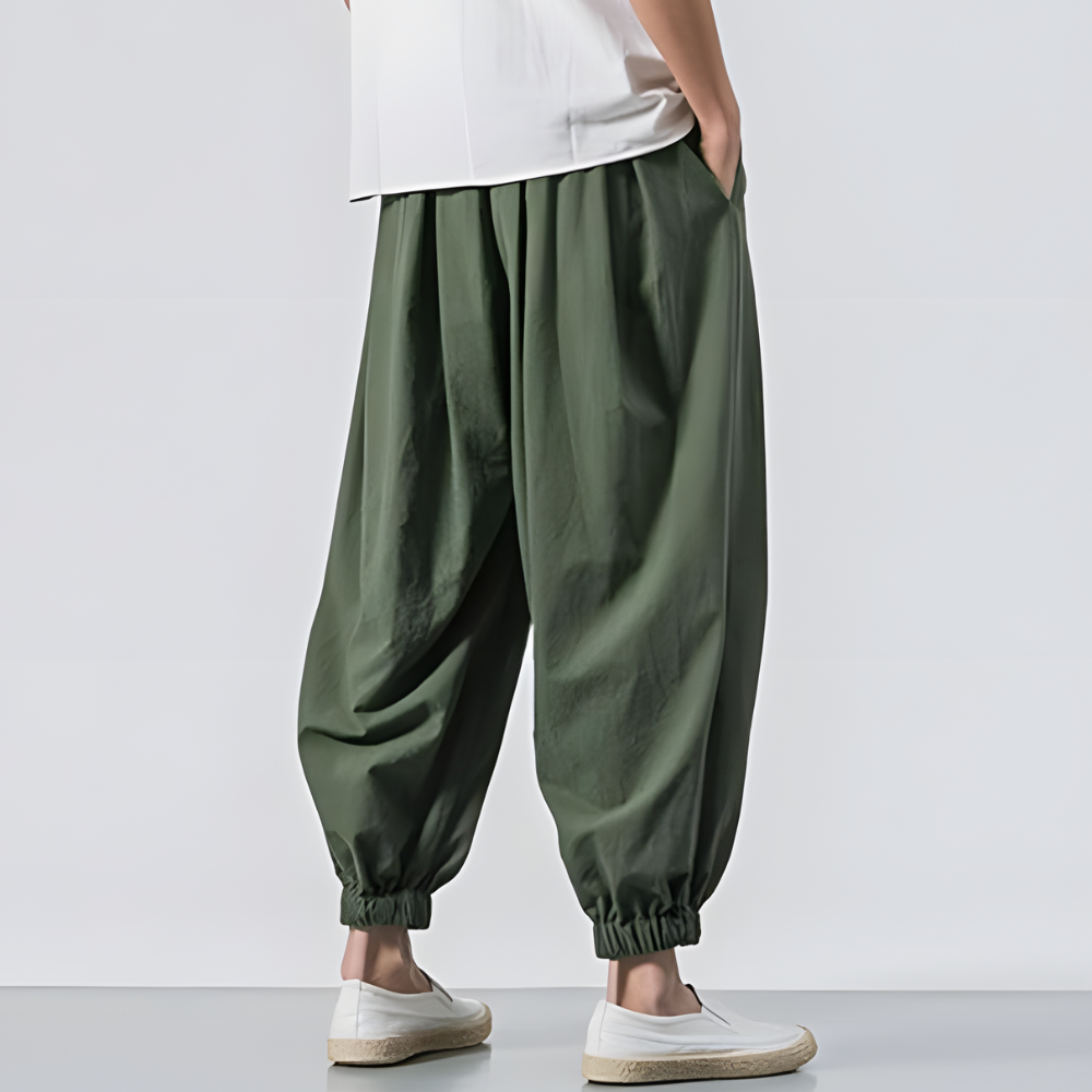 Green Baggy Pants