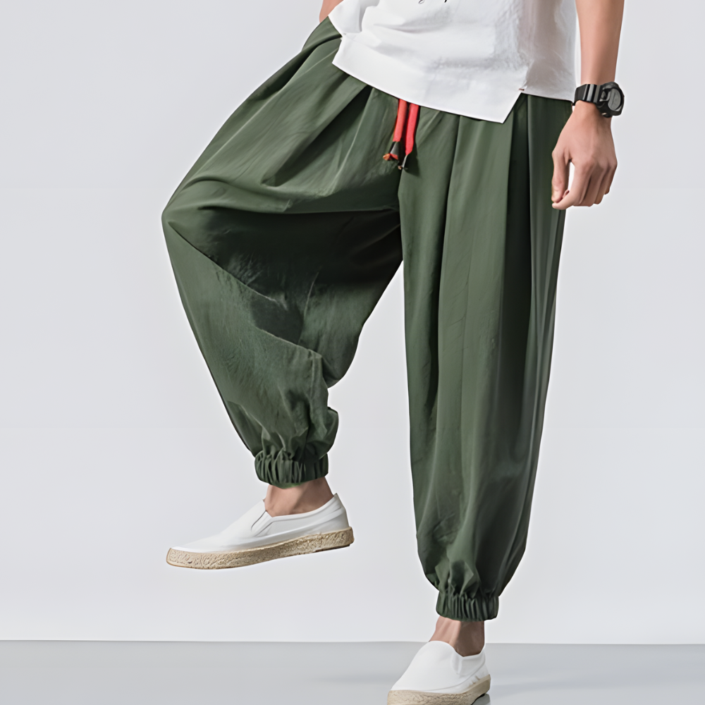 Green Baggy Pants