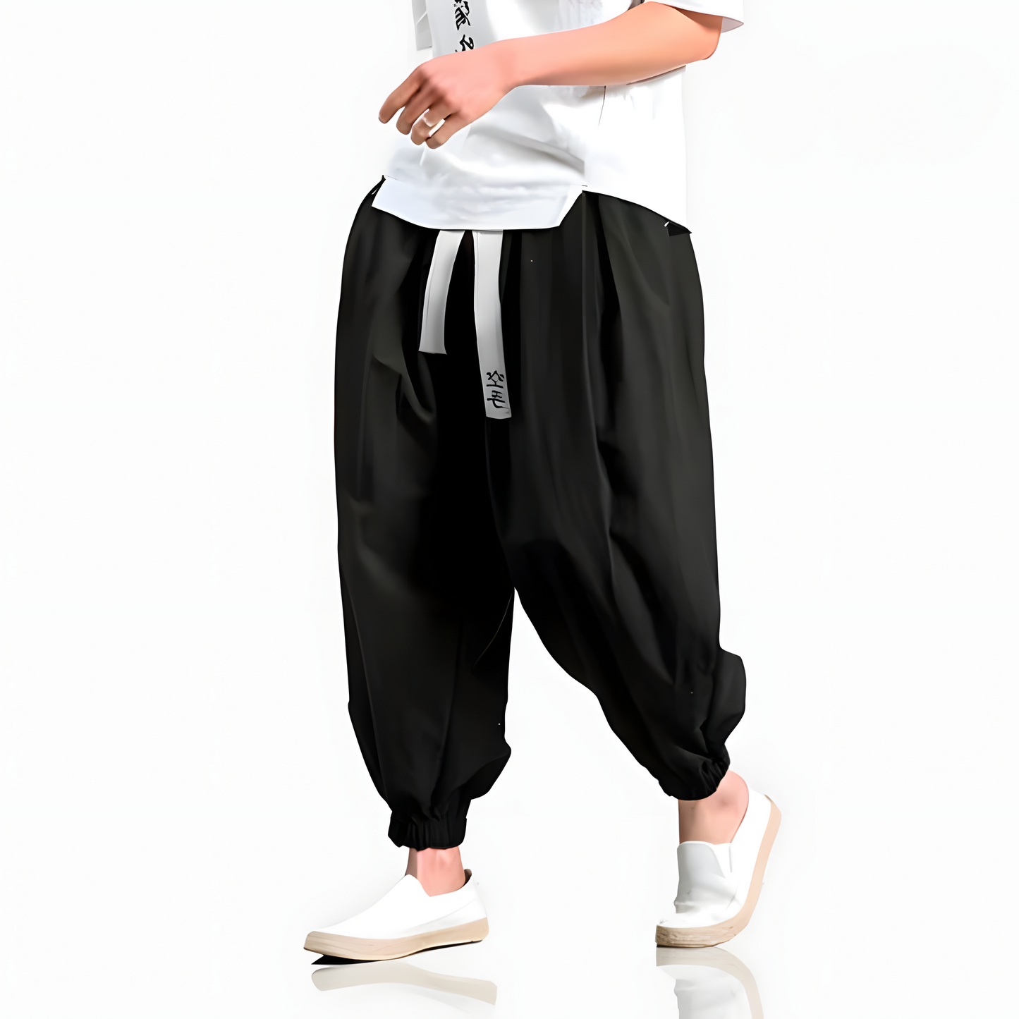 Black Anime Gym Pants